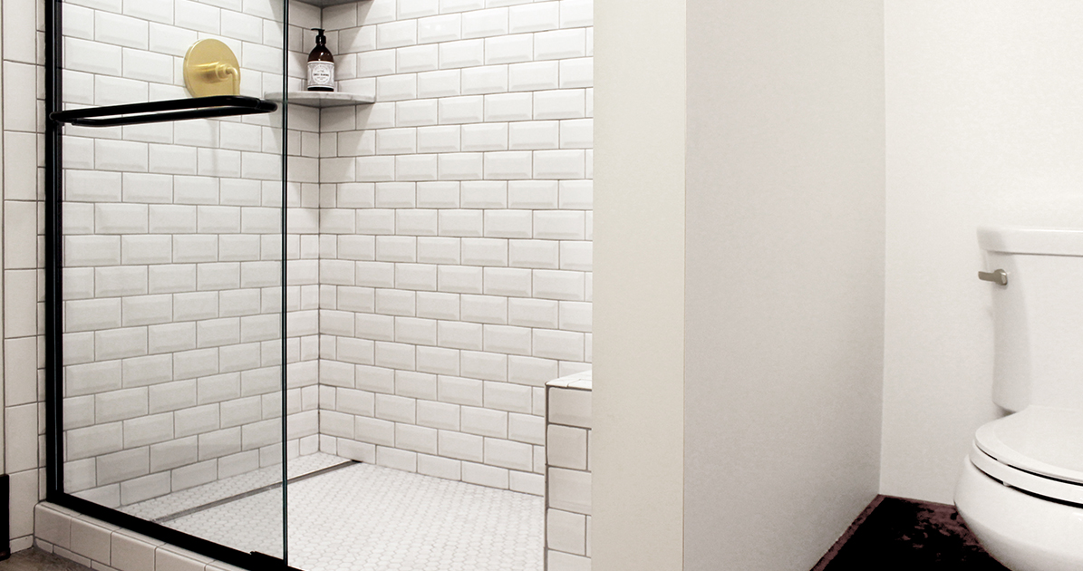 QuickDrain Residential Linear Shower Drain Installation