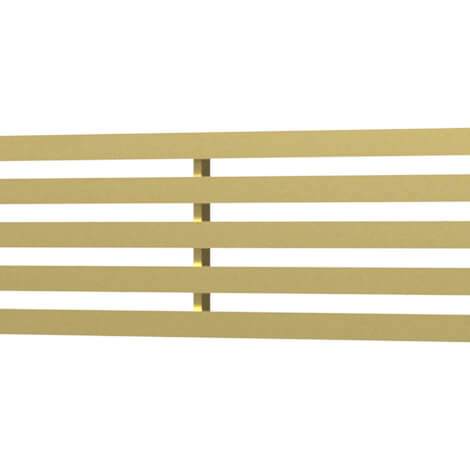 Quick Drain Brushed Gold Linear Lines