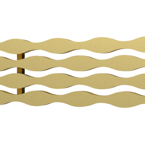 Quick Drain Brushed Gold Linear Stream