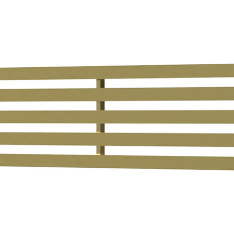 Quick Drain Polished Gold Linear Lines