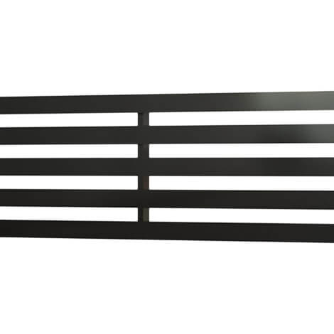 Quick Drain Polished Black Linear Lines
